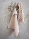 Nima Baby Bath Towel Hooded Happy Monkey Pink 75x75cm