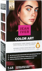 Jean Iver Color Art Vopsea De Păr 5.68 Castaniu...