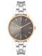 Nine West Damen Uhr mit Silber Metallarmband