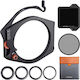 K&F Concept X PRO Square Lens Accessories Kit 95mm CPL+Square ND1000 Filter+4 Adapter Rings