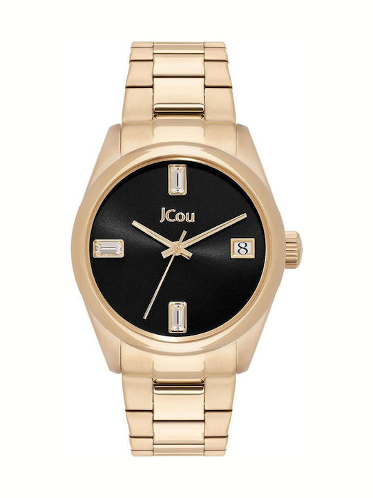 Jcou Emerald II Women's Watch with Gold Metal B...
