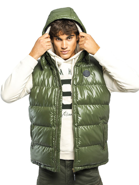 Zedman Ärmellos Jacke Puffer Khaki