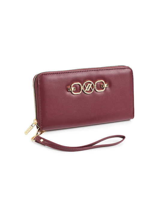 Verde Large Women's Wallet Burgundy