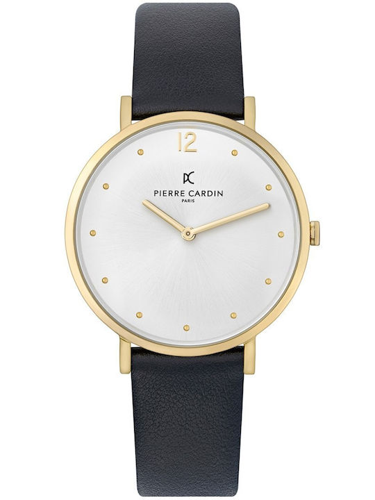 Pierre Cardin Кварцов Часовник с Кожена Каишка