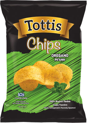 Tottis Kartoffelchips mit Geschmack mit Oregano Glutenfrei 90gr