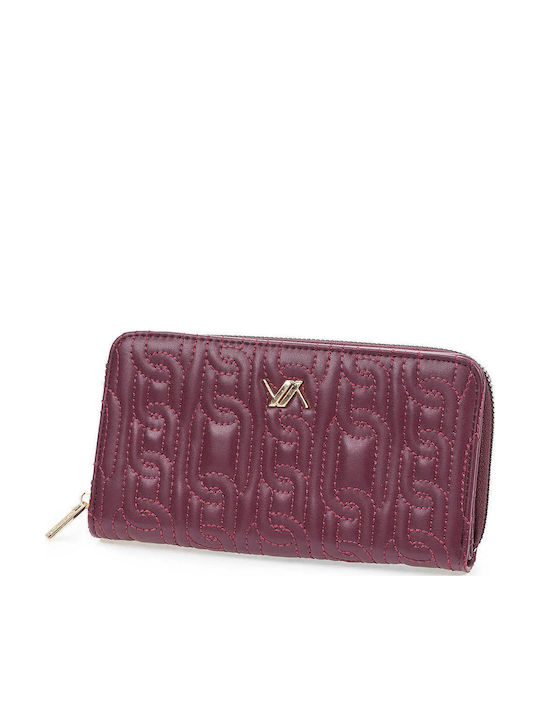 Verde Large Women's Wallet Classic Burgundy