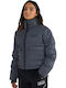 Seline Kurz Damen Puffer Jacke für Winter Schwarz