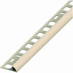 Alfer Aluminium Profile PVC for Tiles 250x1.95x0.8cm