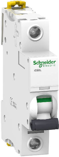 Schneider Electric Автоматичен Прекъсвач 1Спецификация Еднополюсен AC A9F95101