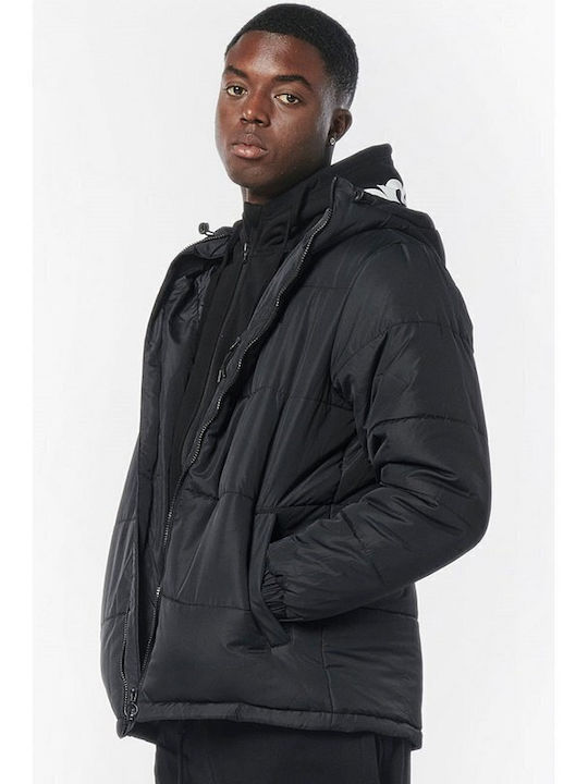 Body Action 073222 Winter Jacke Puffer Schwarz