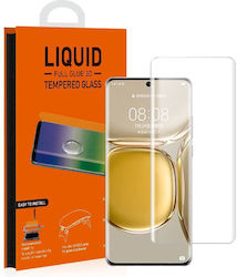 T-Max No Lamp 3D UV Liquid Full Glue Full Face Tempered Glass (Huawei P50 Pro)