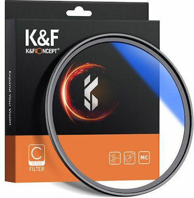 K&F Concept Blue Slim Filter UV Diameter 49mm with Coating MC for Camera Lenses