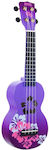 Mahalo Soprano Ukulele Hibiscus - Violet