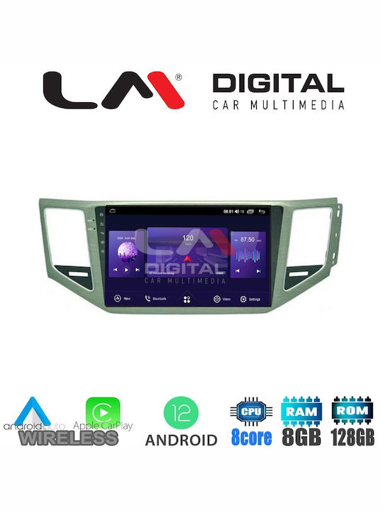 LM Digital Auto-Audiosystem für Volkswagen Golf / Golf Sportsvan Sportswan 2014+ (Bluetooth/USB/WiFi/GPS/Apple-Carplay/Android-Auto) mit Touchscreen 10.1"