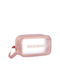 Toiletry Bag 085 Pink with Transparency 27cm