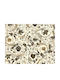 Wallpaper Fabric Beige L1000xW70cm Washable