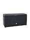 vidaXL Outdoor Storage Box 310lt Gray L119xW48xH60cm