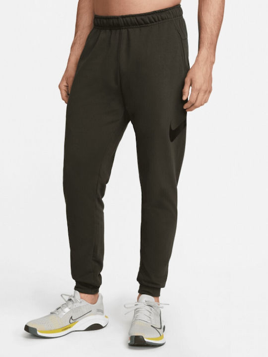 Nike Pantaloni de trening Dri-Fit cu elastic Negru