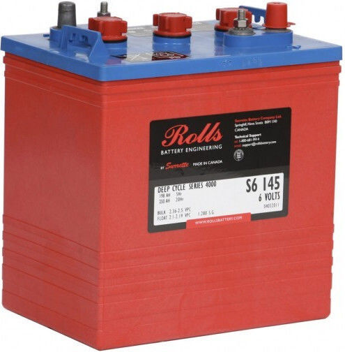 Rolls Series 4000 S6 Baterie Fotovoltaică Tip deschis 6V