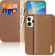 Dux Ducis Hivo Brieftasche Leder Braun (iPhone 14 Pro)