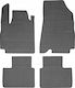 Frogum Set of Front and Rear Mats 4pcs Tray Type for Renault Arkana 2019 Black