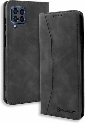 Bodycell Synthetic Leather Wallet Black (Galaxy M53 5G)