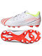 Predator Edge 4 Kids Molded Soccer Shoes White