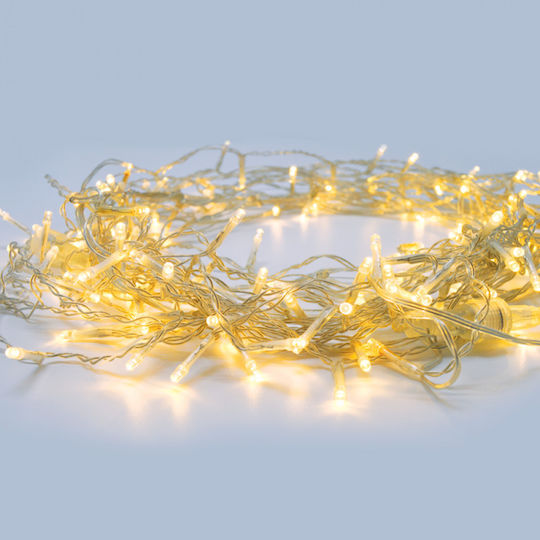 180 Λαμπάκια LED 5μ. Θερμό Λευκό σε Σειρά