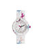 HipHop Kids Analog Watch with Rubber/Plastic Strap White