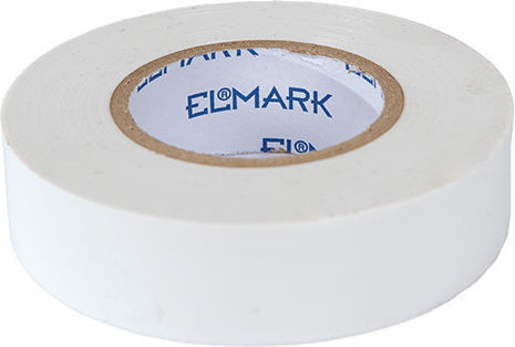 Elmark Μονωτική Ταινία 19mm x 20m Λευκή