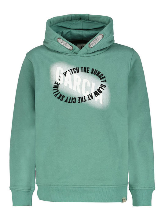 Garcia Jeans Kids Sweatshirt with Hood Green