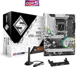 ASRock B650E Steel Legend WiFi Placă de bază ATX cu AMD AM5 Socket