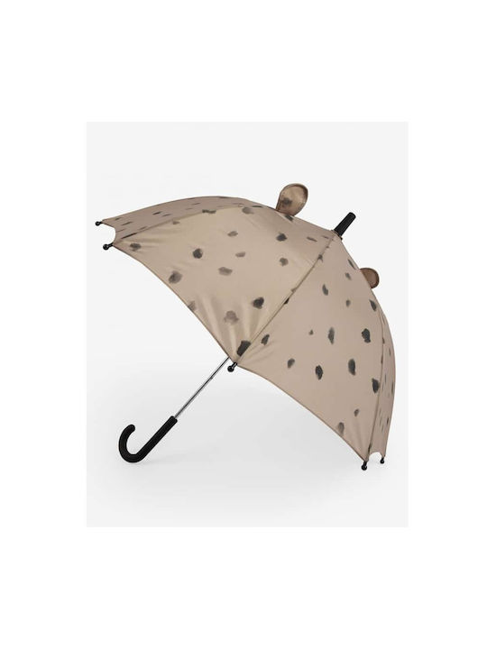 Minene Kids Curved Handle Umbrella Brown