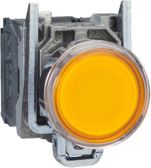 Schneider Electric Harmony XB4 Μπουτόν Βιομηχανικού Τύπου Ø22 24V 1NO XB4BW35B5