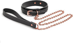 Ns Novelties Bondage Couture Guler Zgardă și lesă Black Ns Novelties Bondage Couture Guler Zgardă și lesă Black