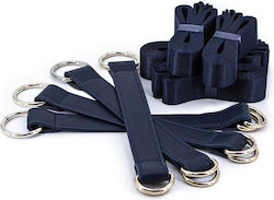 Ns Novelties Bondage Couture Set zur Gliederfesselung Spanngurte Blue