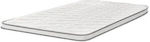 Lago Single Bed Foam Mattress Topper with Elastic Straps 100x190x7cm