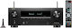 Denon AVR-X2800H DAB Ραδιοενισχυτής Home Cinema 4K/8K 7.1 Καναλιών 95W/8Ω 125W/6Ω με HDR και Dolby Atmos Μαύρος