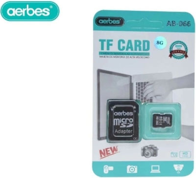 Aerbes AB-S066 microSDHC 8GB mit Adapter