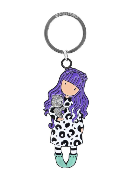 Santoro Μπρελόκ Gorjuss Wild Keyring Μεταλλικό ...