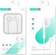 Xipin HX-18 Earbuds Handsfree με Βύσμα 3.5mm Λευκό