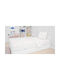 Dimcol Sheet Set Single Cotton Star 103 Grey 160x240cm 3pcs