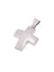 Men's White Gold Cross 9K