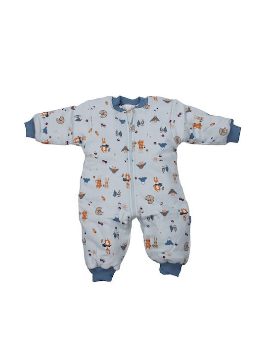 Kamtex Baby Χειμερινός Υπνόσακος με Πόδια Γαλάζιος