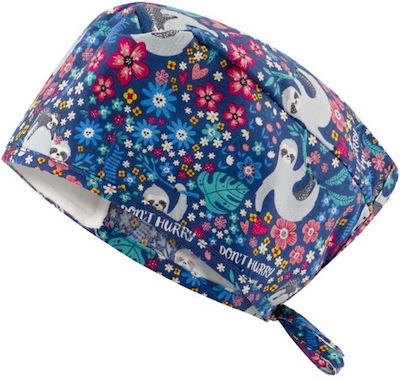 B-Well Adriana Unisex Capac chirurgical Multicolor din Bumbac și Poliester