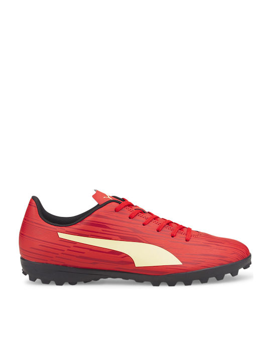 Puma Rapido III TT Χαμηλά Ποδοσφαιρικά Παπούτσια με Σχάρα High Risk Red / Fresh Yellow