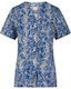 B-Well Carina Unisex Blue Medical Blouse