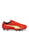 Puma Rapido III FG/AG Low Football Shoes with Cleats High Risk Red / Fresh Yellow