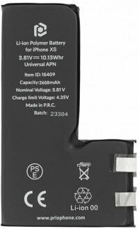 Prio Bulk No Chipset Baterie compatibilă de înlocuire pentru iPhone XS