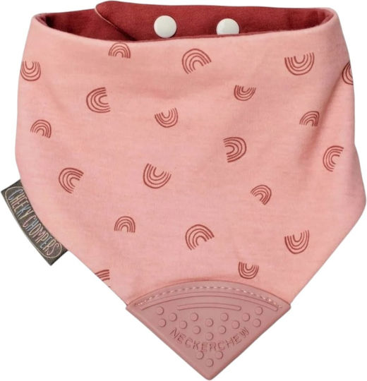 Cheeky Chompers Bandana Stoff mit Taste Rosa